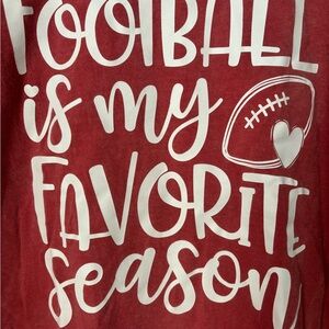 Comfort Colors Football Graphic Tee size M